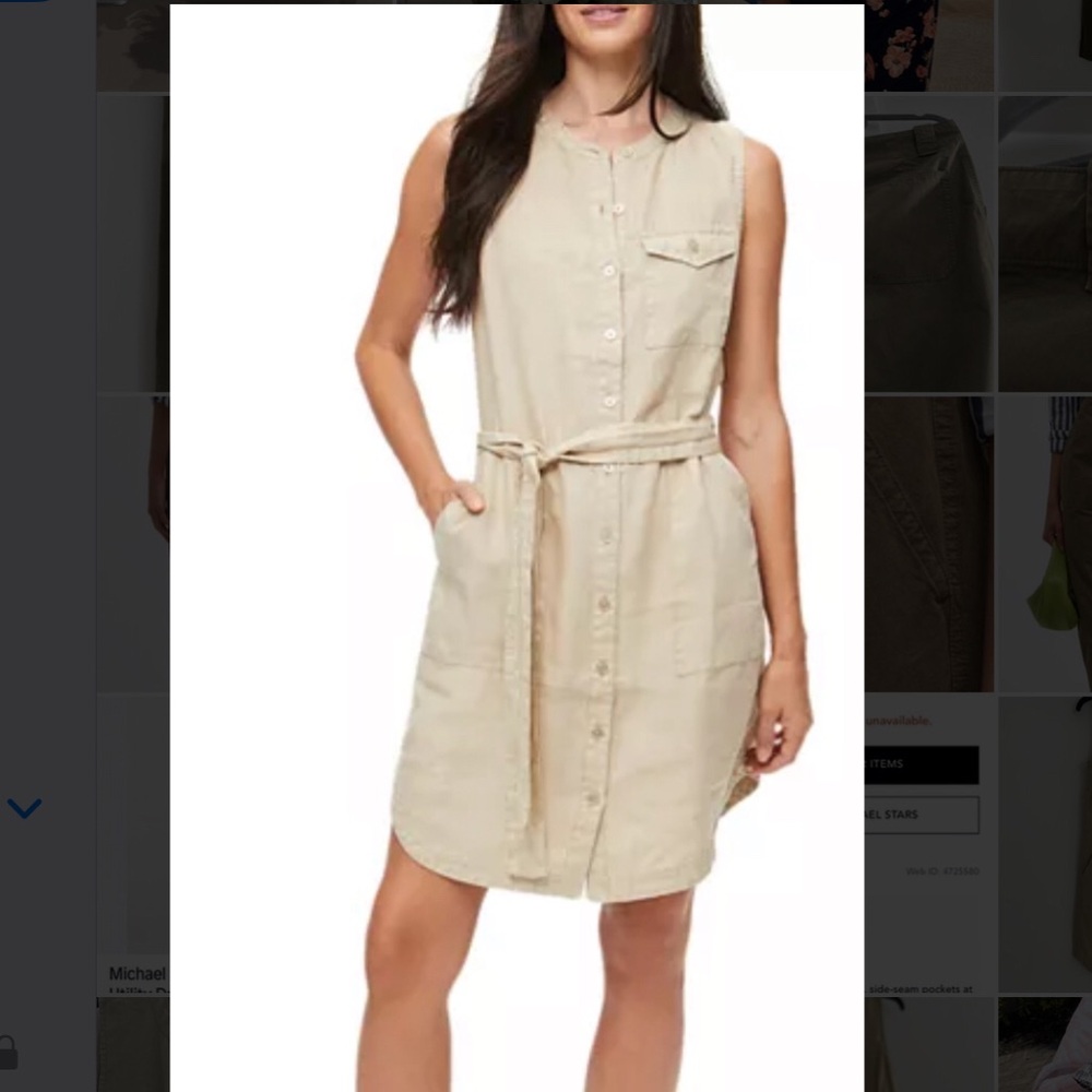 Michael Stars Los Angeles,  Brady Utility Sleeveless Dress.